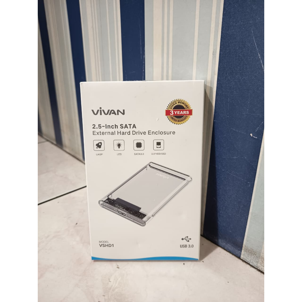 Casing Harddisk Vivan VSHD1 External Hard Drive Enclosure