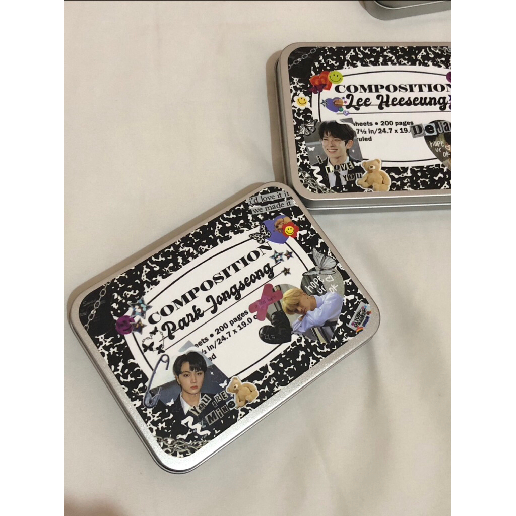 TinCase Composition Enhypen Bts || Fanmade Kpop Idol || Kotak Penyimpanan