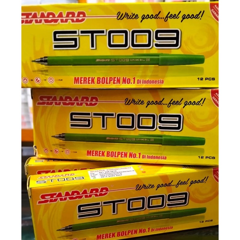 Pulpen STANDARD ST-009 Ceramic Ball (12pc) / Pulpen Standard