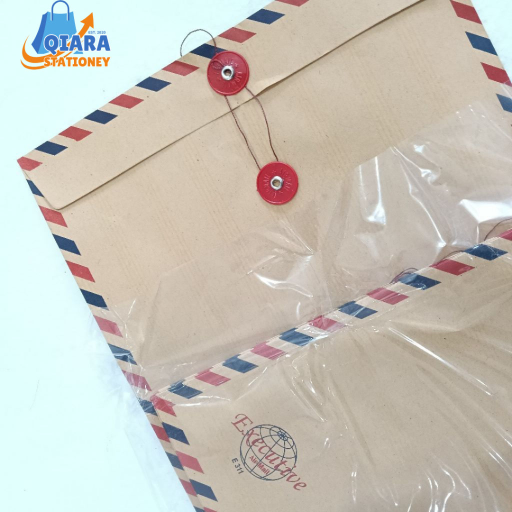 AMPLOP TALI 311 1 PAK  ISI 10 PCS / AMPLOP COKLAT LAMARAN KERJA UKURAN FOLIO