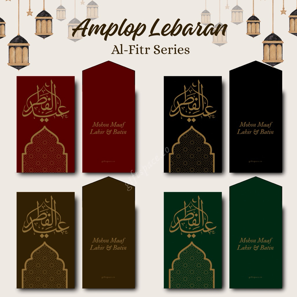 Amplop Lebaran Premium | Amplop THR Idul Fitri Elegan | Amplop Lebaran Aesthetic