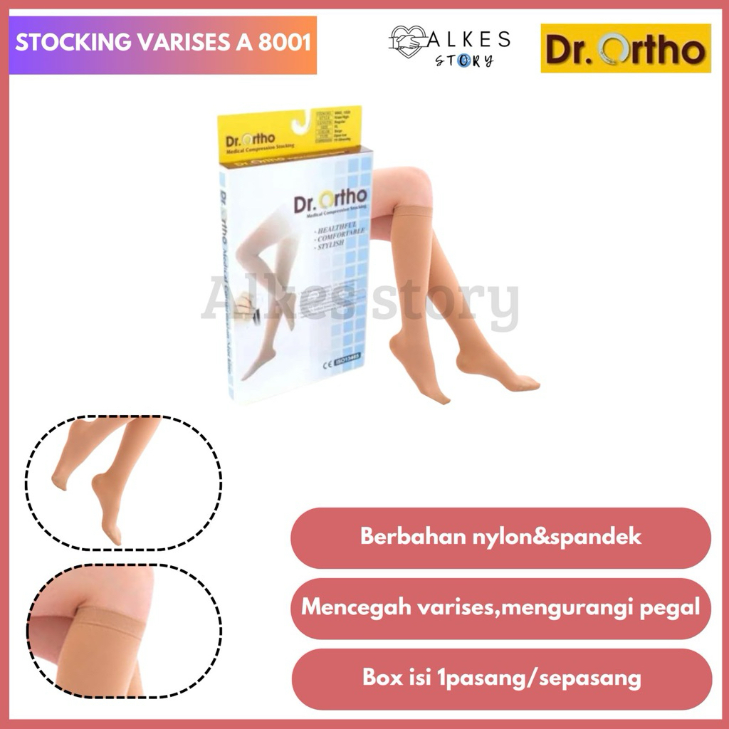 Dr.Ortho-ALKESSTORY Stocking Kompresi/Stocking Varises A8001
