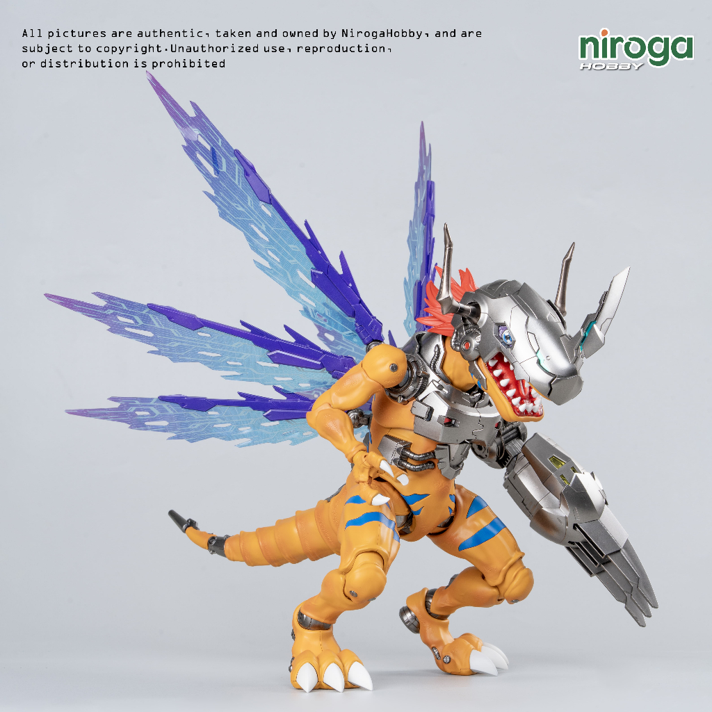 [custom repaint] Figure-rise Standard Amplified METALGREYMON (vaccine) - Digimon Adventure plastic-m