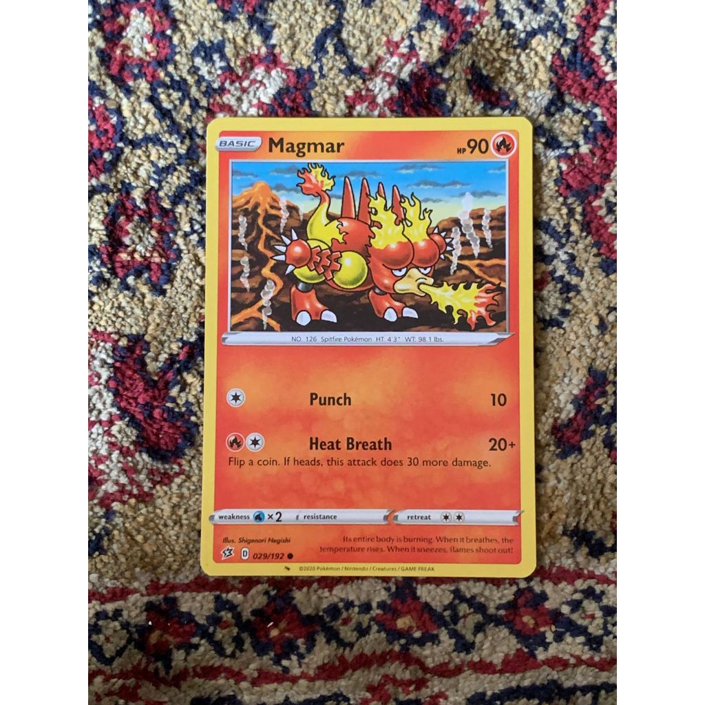 Magmar Pokemon English 29/192