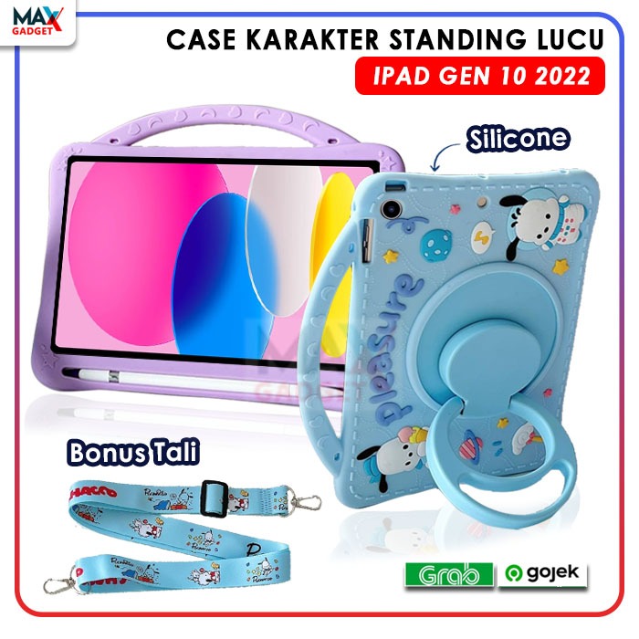 IPAD Gen 10 11 10.9 2022 Case Silikon Casing Cover Anak Softcase Lucu for Kid Kids Silicon Pelindung