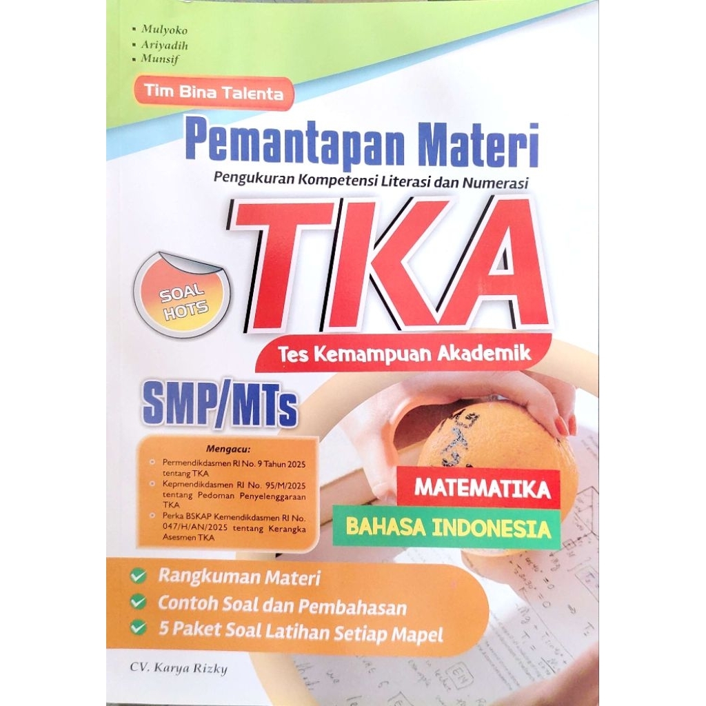 Akasia Pemantapan Materi TKA untuk SMP/MTs