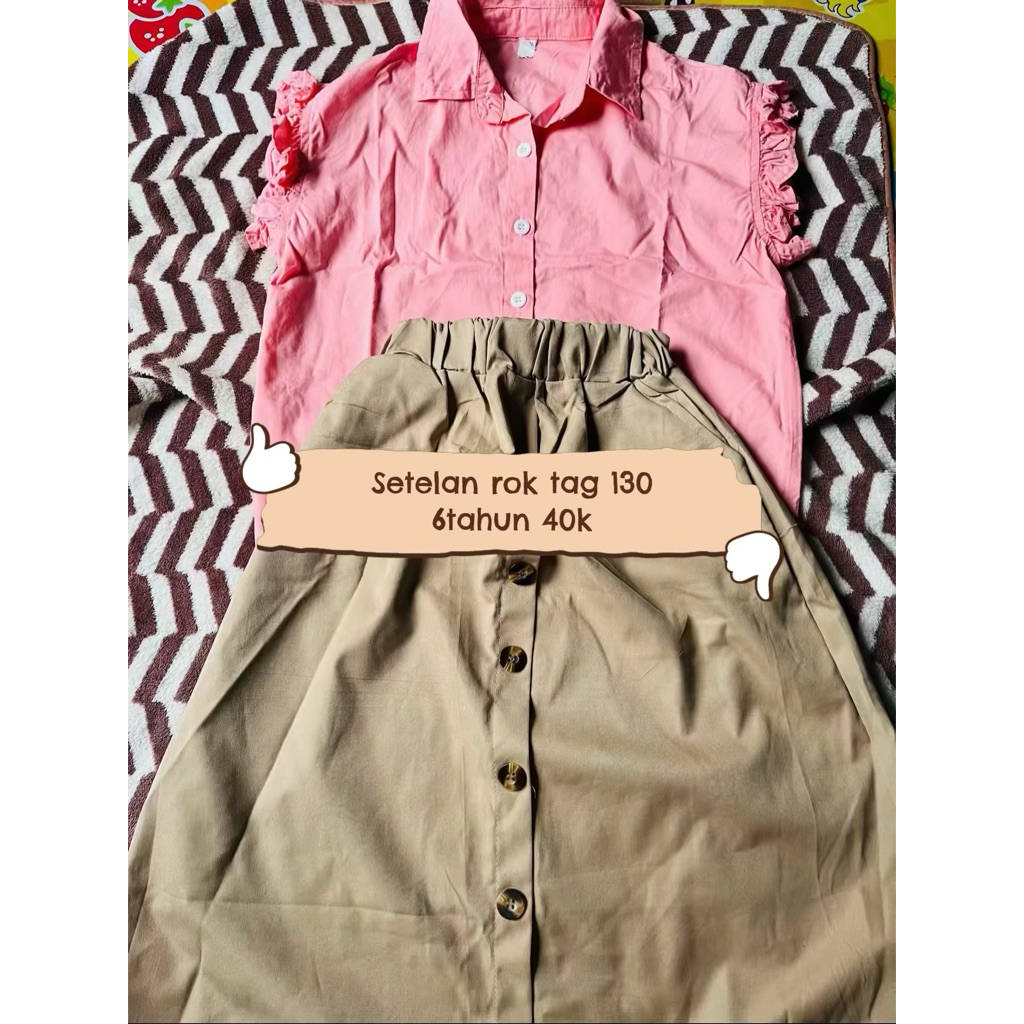 preloved setrok anak perempuan