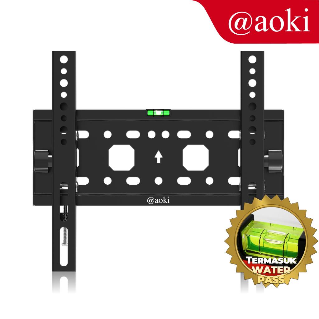 AOKI Bracket TV LED LCD gerak naik turun Inch Cocok 10-45 inch 2 Arah Universal Breket TV Briket TV 