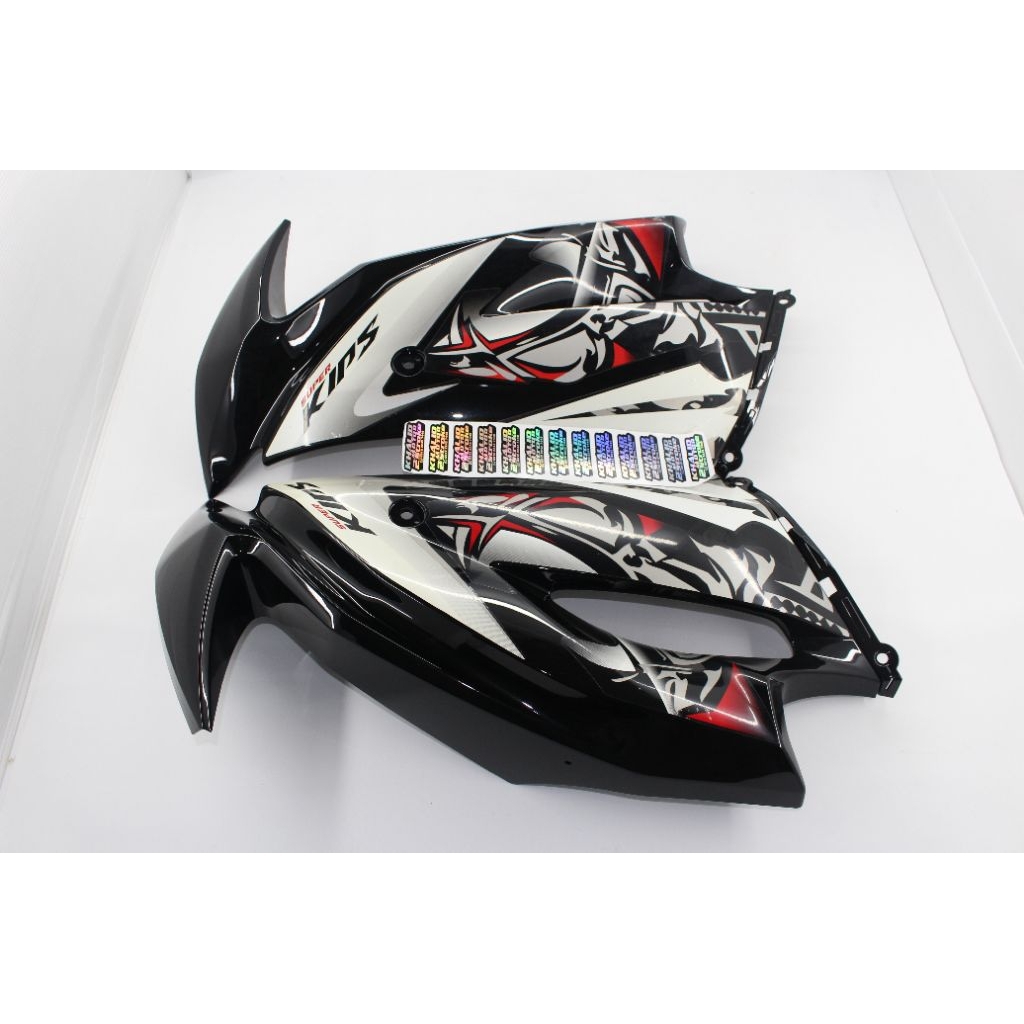 SAYAP KANAN KIRI COVER SAYAP FAIRING ATAS NINJA ANNIVERSARY NINJA RR NEW ORIGINAL KAWASAKI