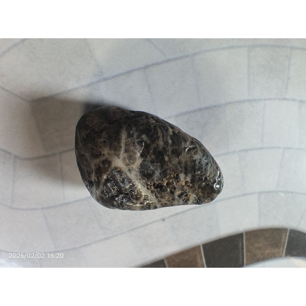 Batu Alam Abu-abu list Putih