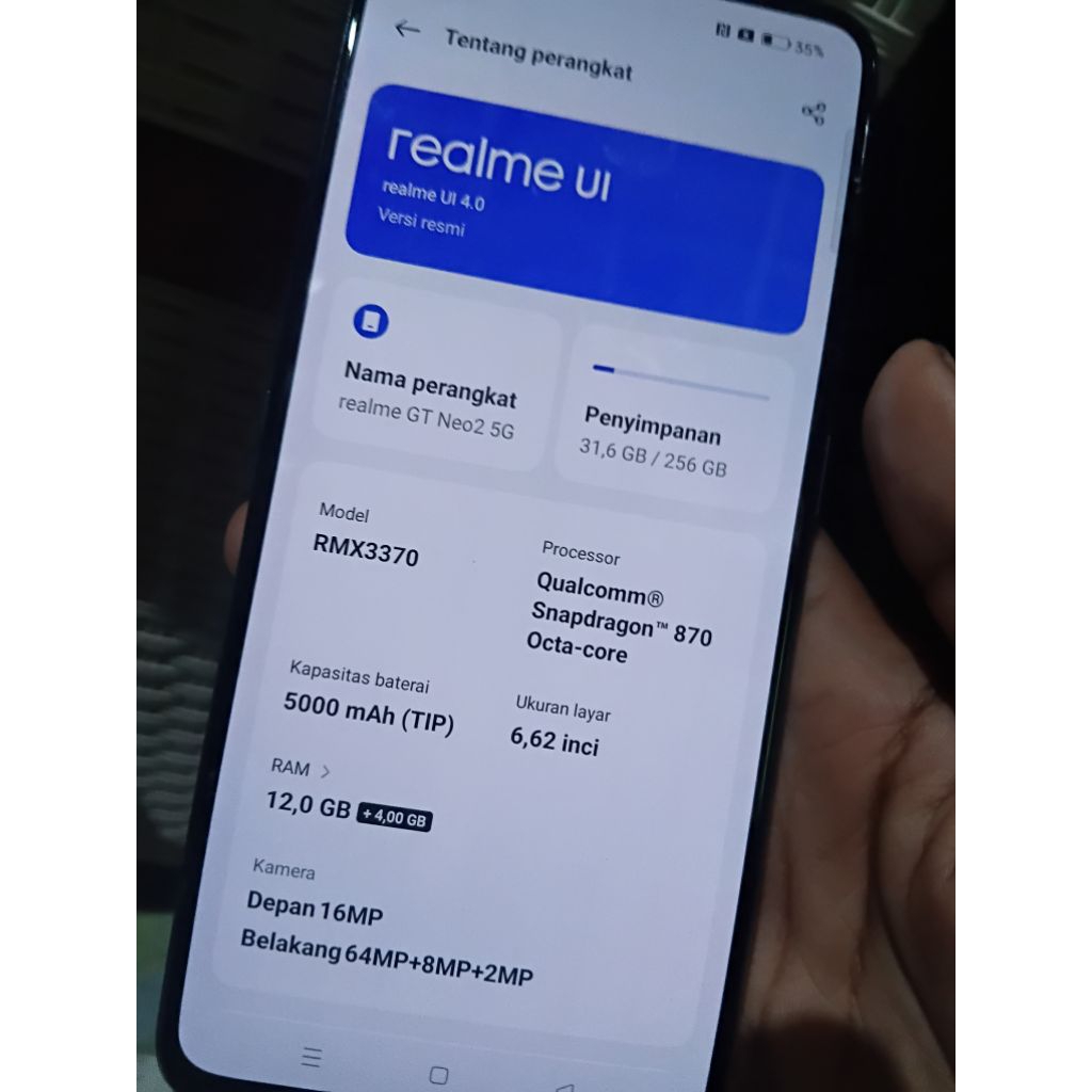 realme Gt neo 2 12/256
