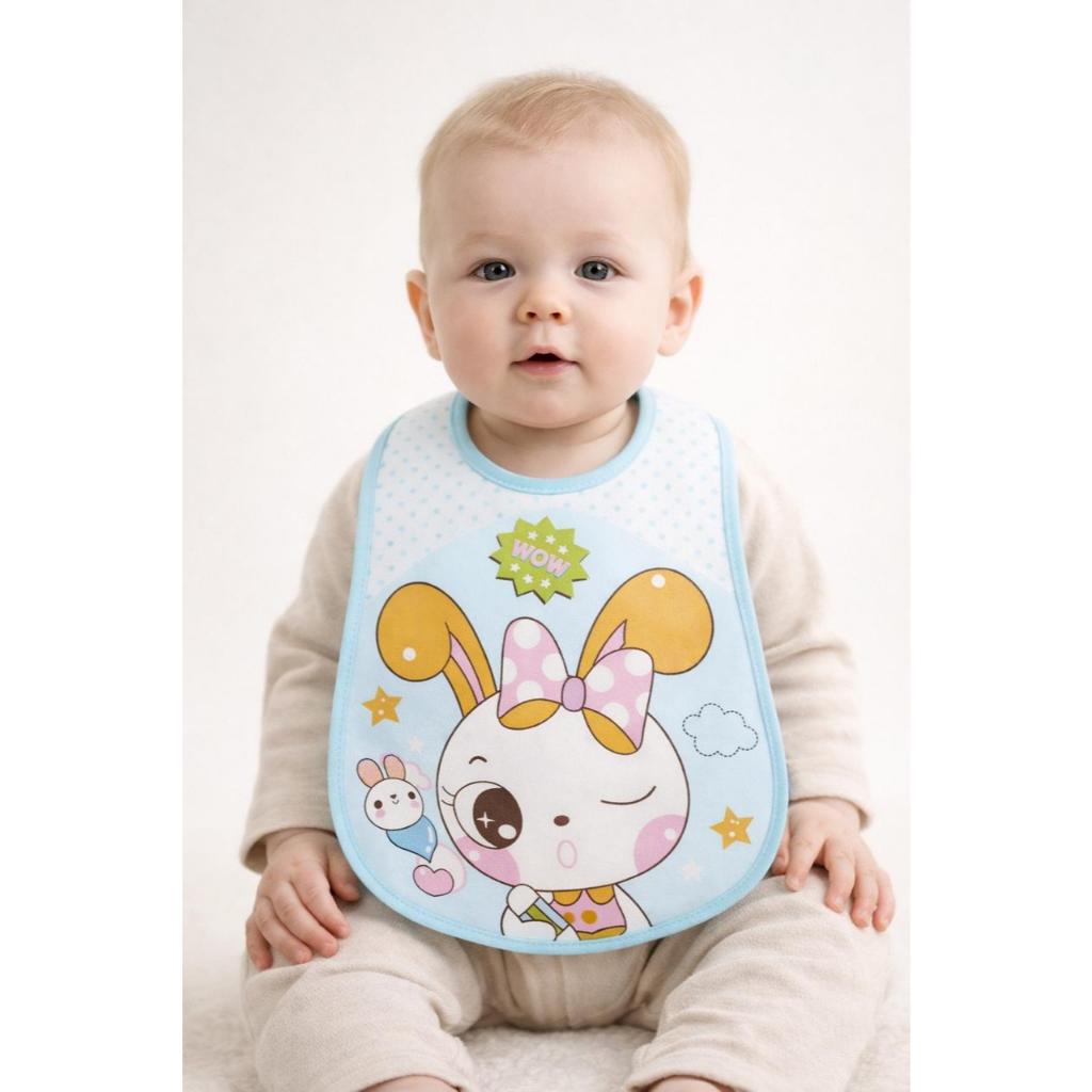 Nia Baby Fruit Bib Celemek Bayi Waterproof Anti Muntah Katun Lembut