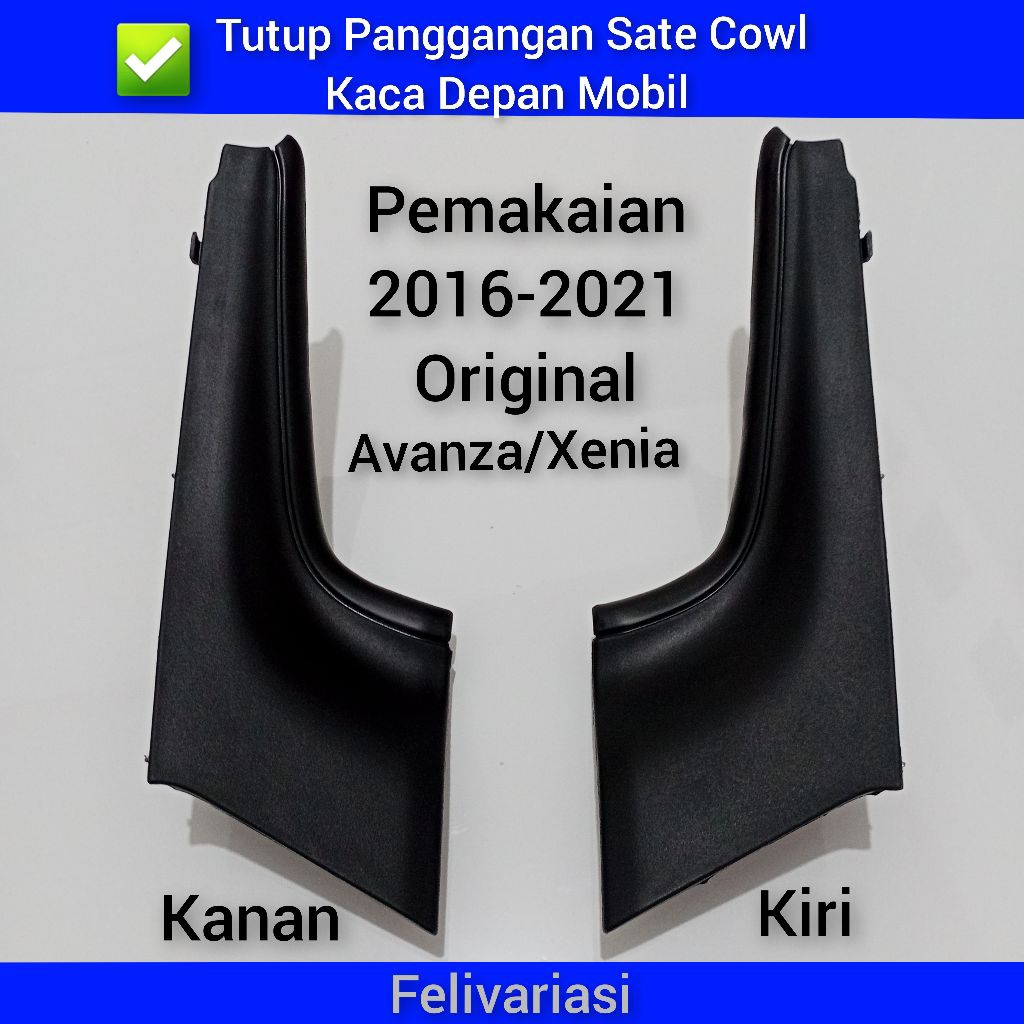 Tutup panggangan Sate Cowl Kaca Depan Mobil Avanza/Xenia Tahun 2016-2021 Original.