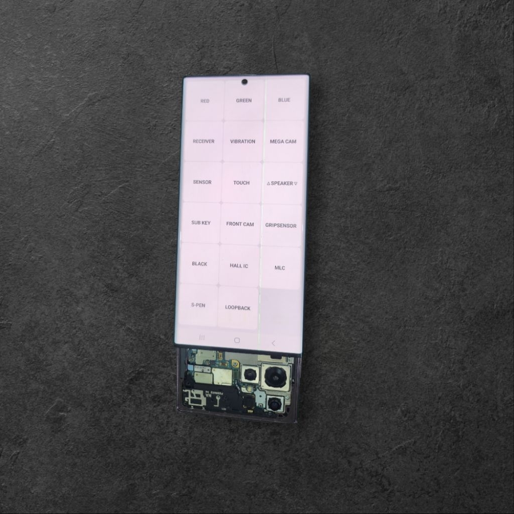 LCD Samsung S22 Ultra Original Copotan Minus