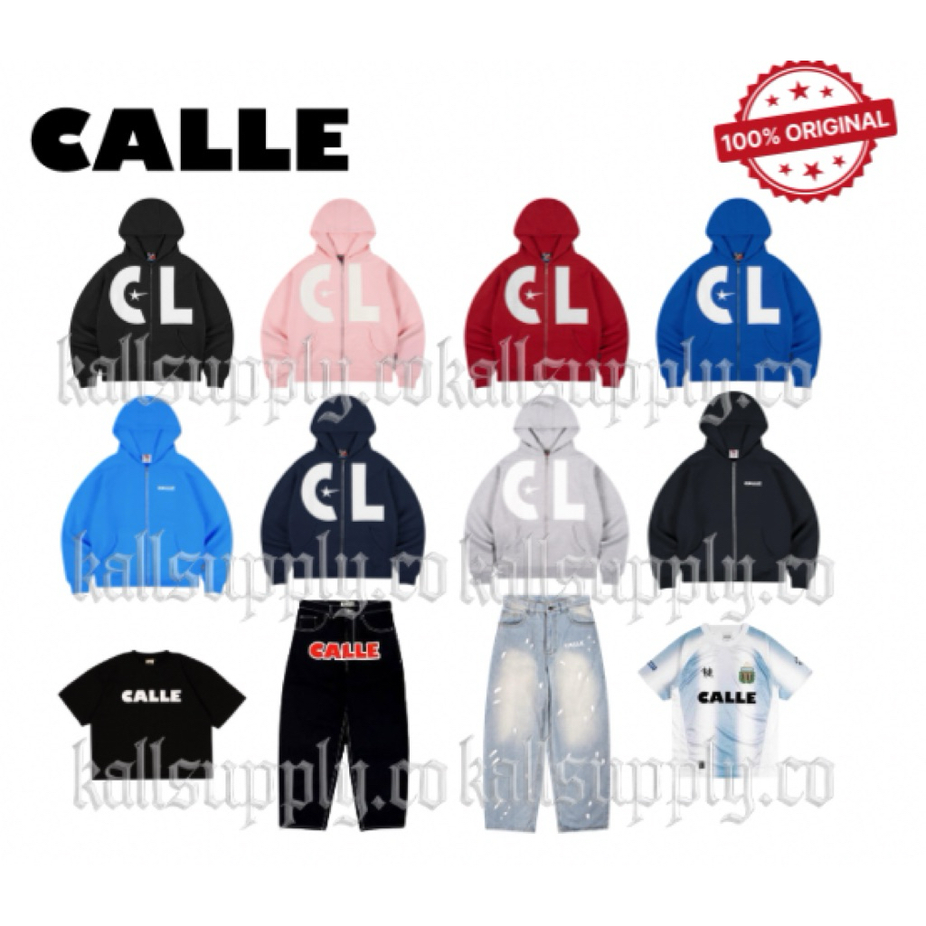 ORIGINAL [100%] Calle de la rache - ZIP HOODIE SUPERSTAR, ZIP BASIC CALLE, SWEATPANTS CALLE, SHORT C
