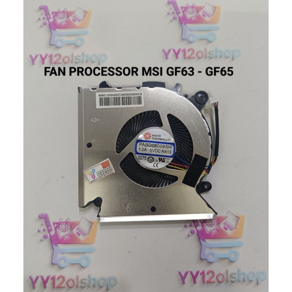 FAN PROCESSOR MSI GF63 GF65 MS-16RQ CPU / GPU TYPE B
