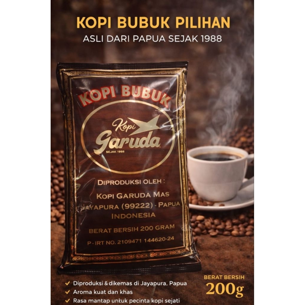 kopi bubuk robusta Papua /kopi bubuk Papua robusta asli/ kopi bubuk Papua robusta/ kopi bubuk asli P