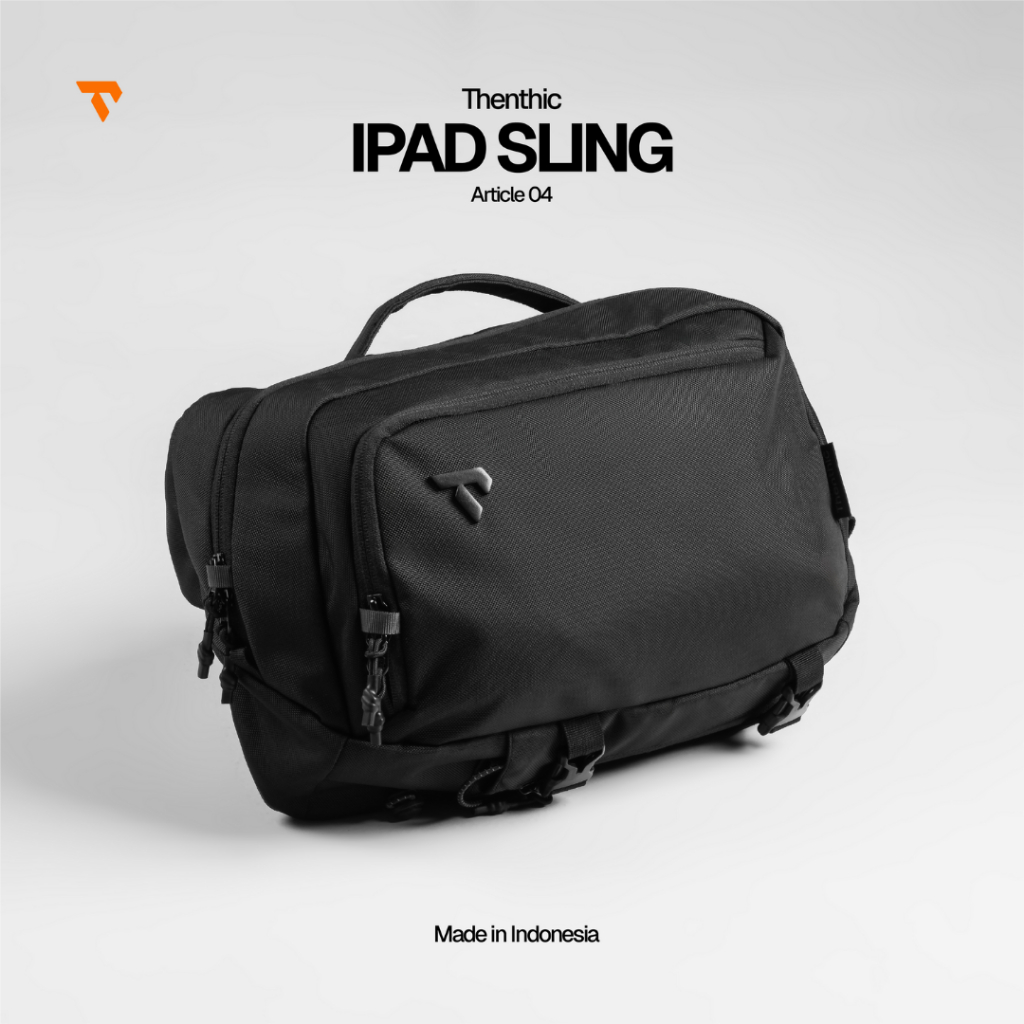 Ipad Sling - Sling Bag Ipad 11inch - Travel Kuliah Kerja - Urban Sling Bag - 2in1 Sling Bag 8L - The