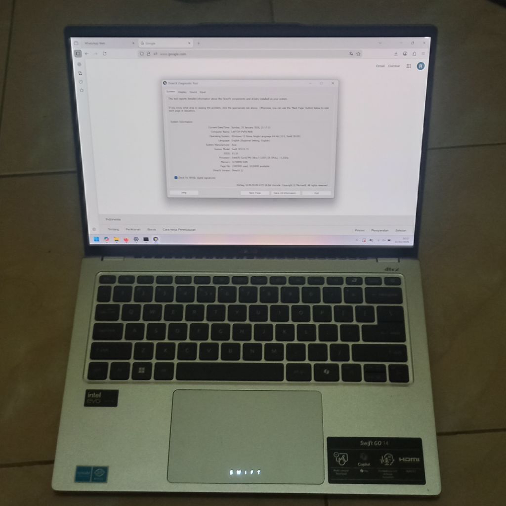 Acer Swift Go 14 OLED RAM 32GB