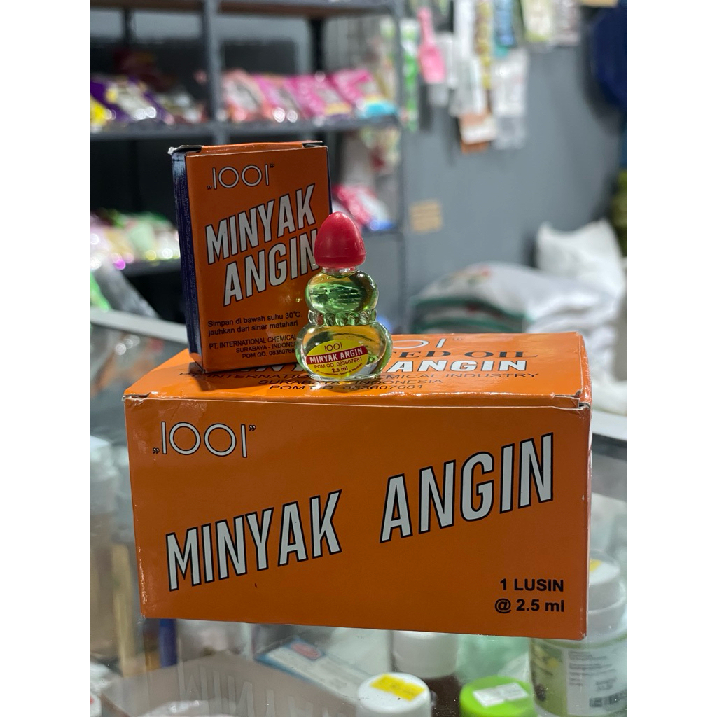MINYAK ANGIN 1001 ORIGINAL 2.5ml bijian / box