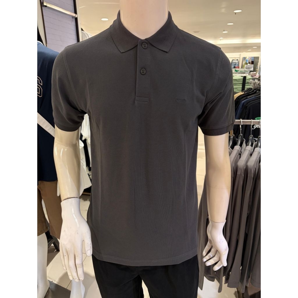 Osella Baju Polo shirt Kaos Pria Dewasa Polos Wangky  Original grey