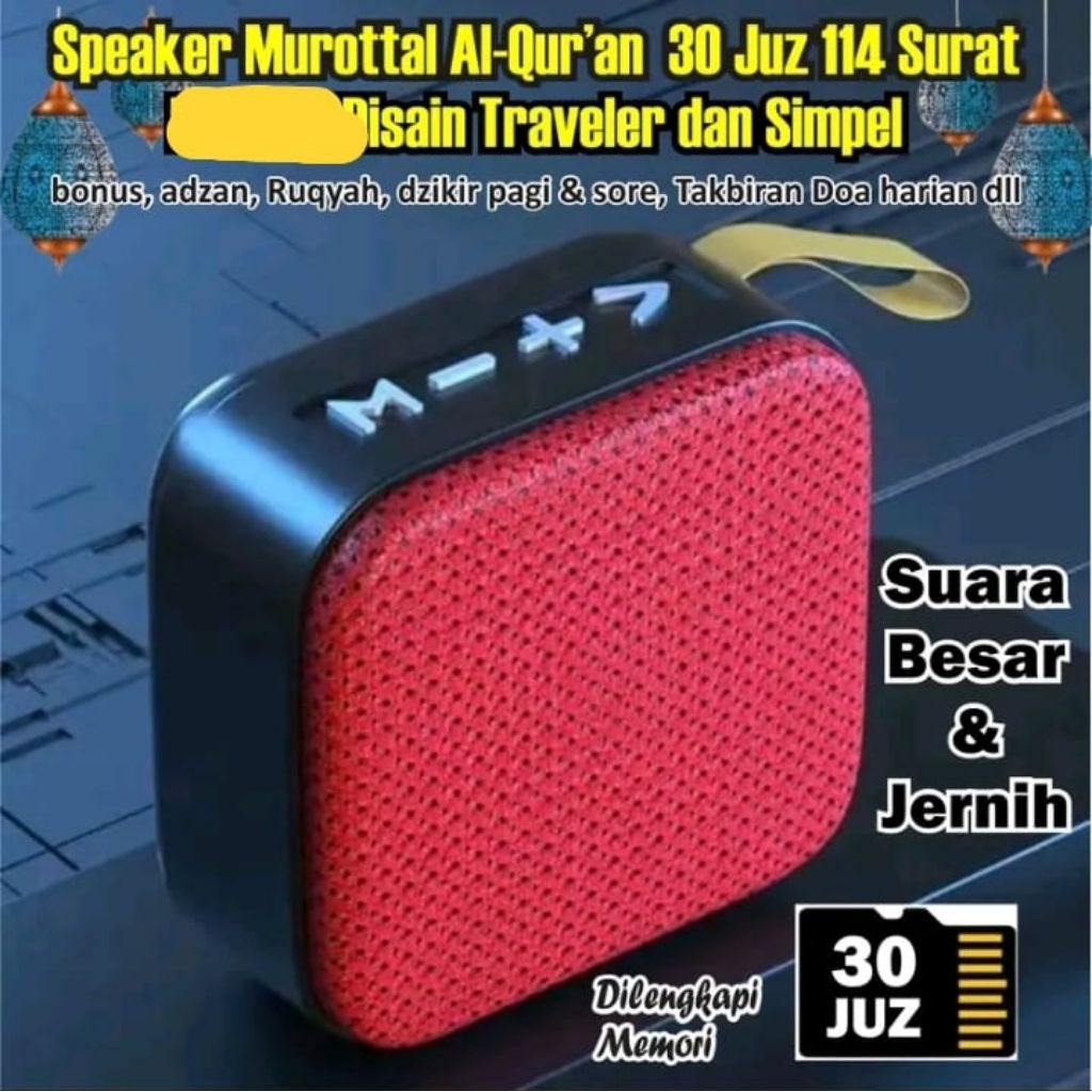 Speaker murottal al qur'an 30 juz lengkap murah ADZAN DO'A SEHARI-HARI RUQYAH DZIKIR PAGI SORE