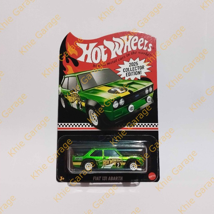 HotWheels Hot Wheels Fiat 131 Abarth Hijau Premium Collector Edition Mail In Spectraflame Green 2025