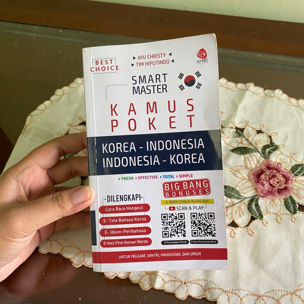 Buku Smart Kamus Pocket Korea Kamus Bahasa Korea Indonesia