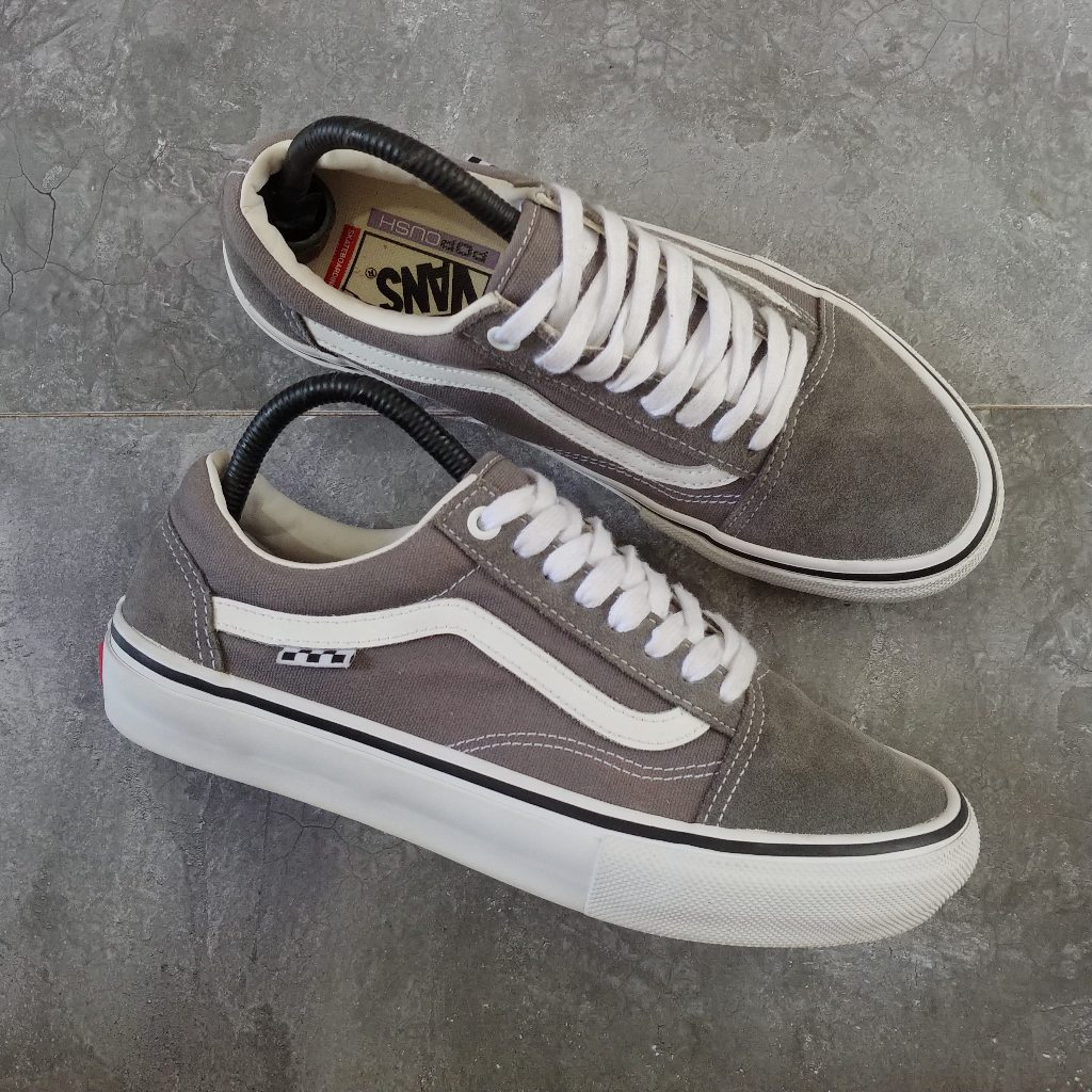 Vans Old Skool Pewter Grey Skate Original ( Size 41 )