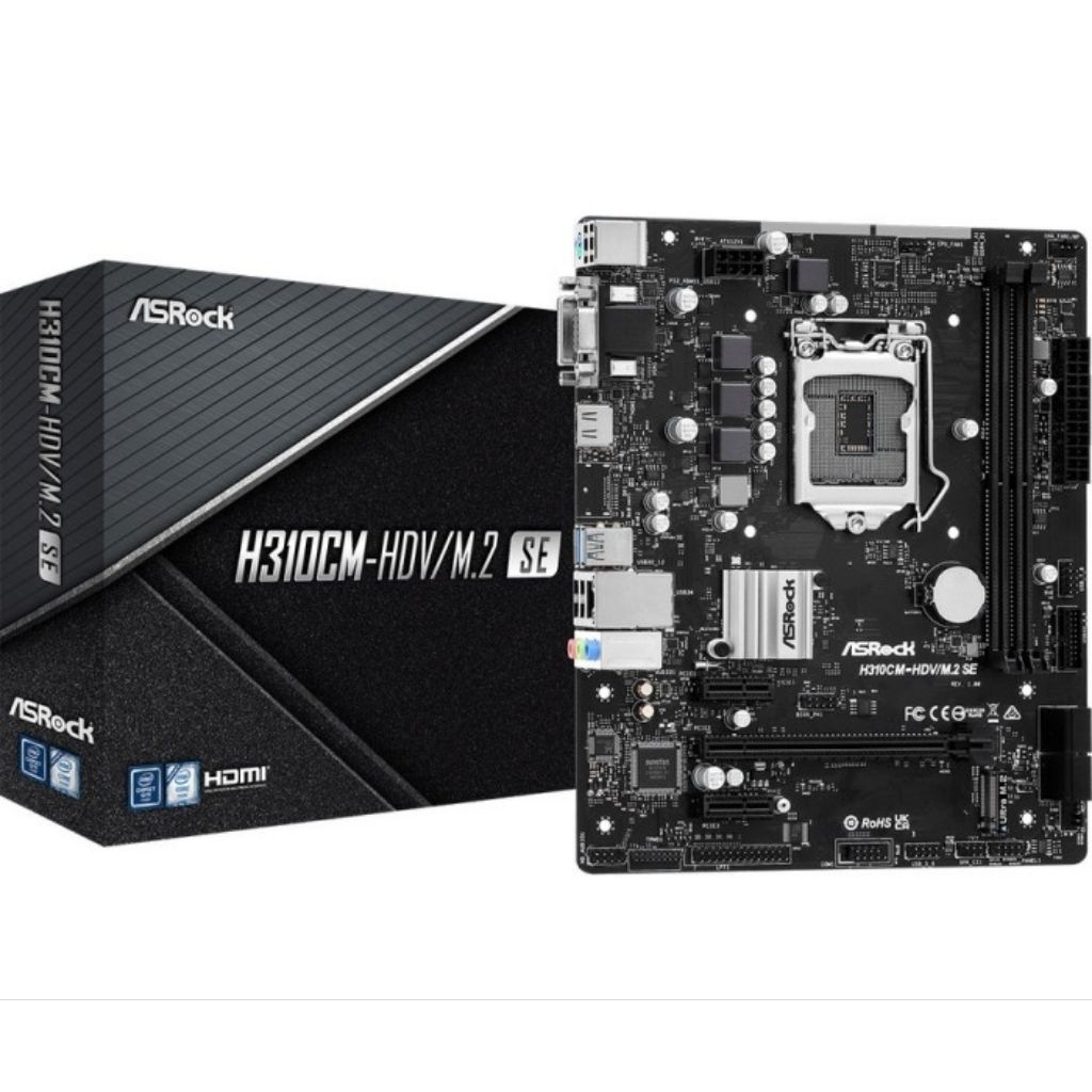 ASRock H310CM-HDV/M.2 SE (Intel Q270, DDR4)
