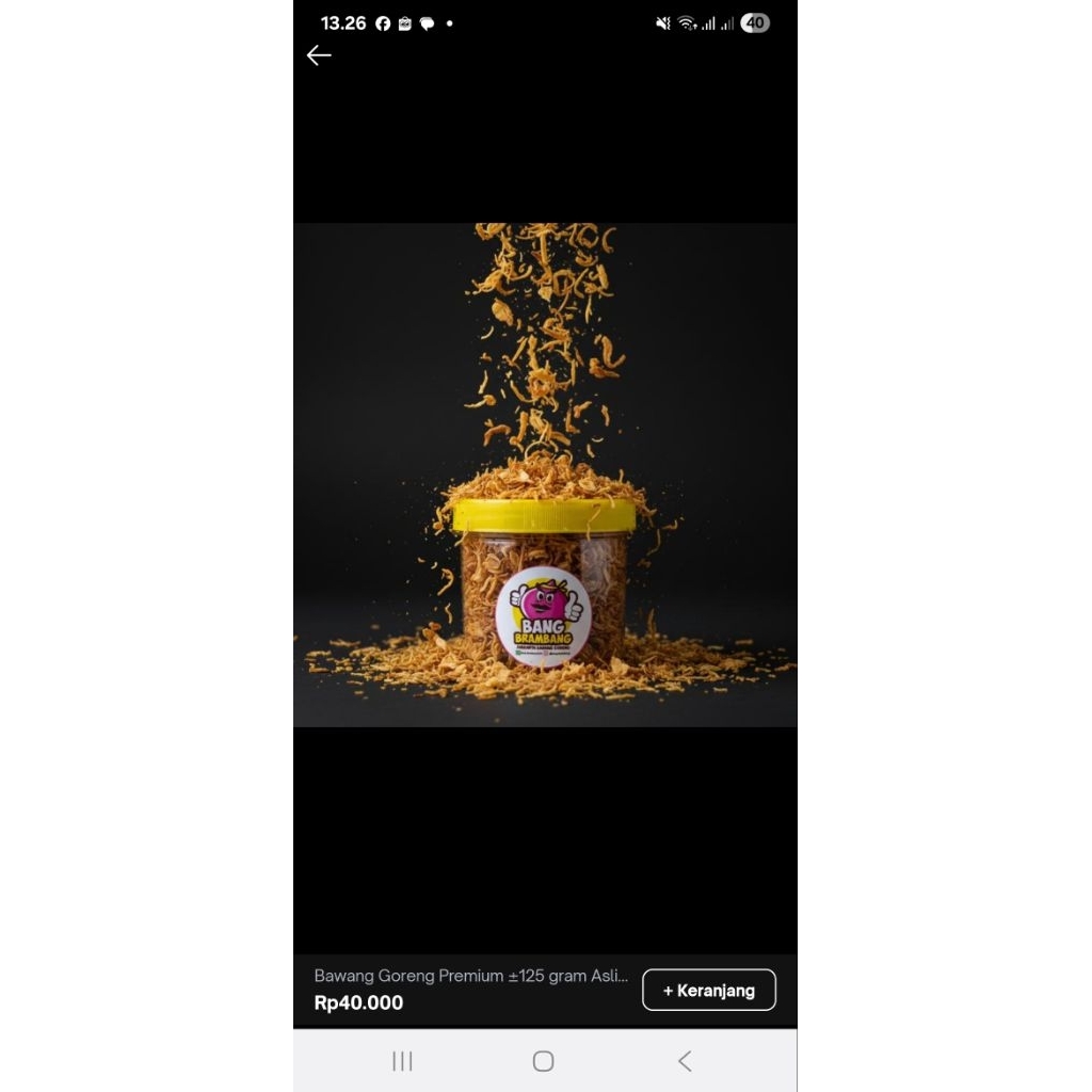 BAWANG MERAH GORENG PREMIUM TOPLES KECIL