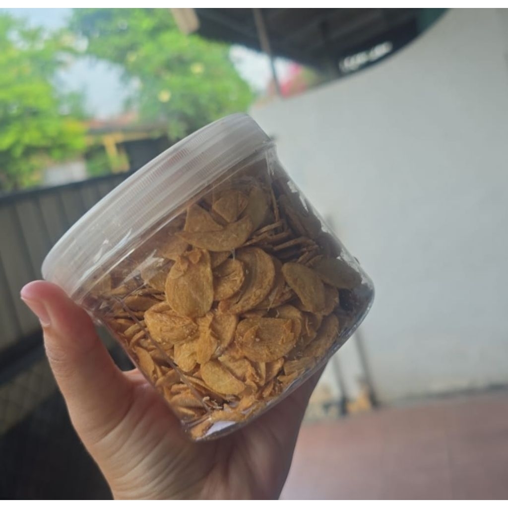 BAWANG PUTIH GORENG PREMIUM TOPLES KECIL