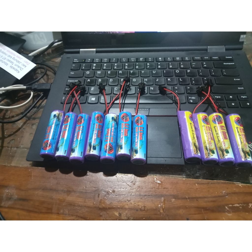 Batre Rc eksavator 3.7v 18650 2500mah