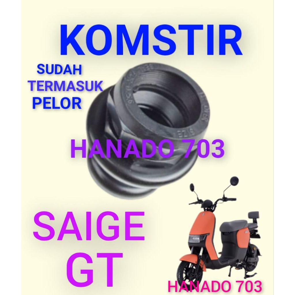 komstir sepeda listrik saige GT Kones headset komfork sepeda listrik saige GT