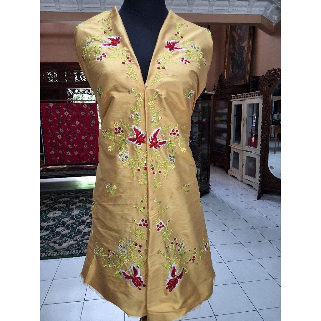 Bahan Kebaya Bordir/Bahan Kebaya Bordir Panjang/Bahan Kebaya Bordir Payet