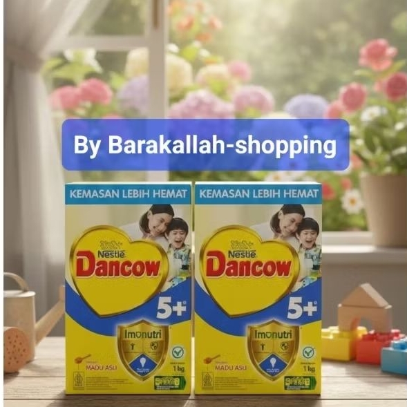 Susu Dancow 5+ 1kg Rasa Madu asli