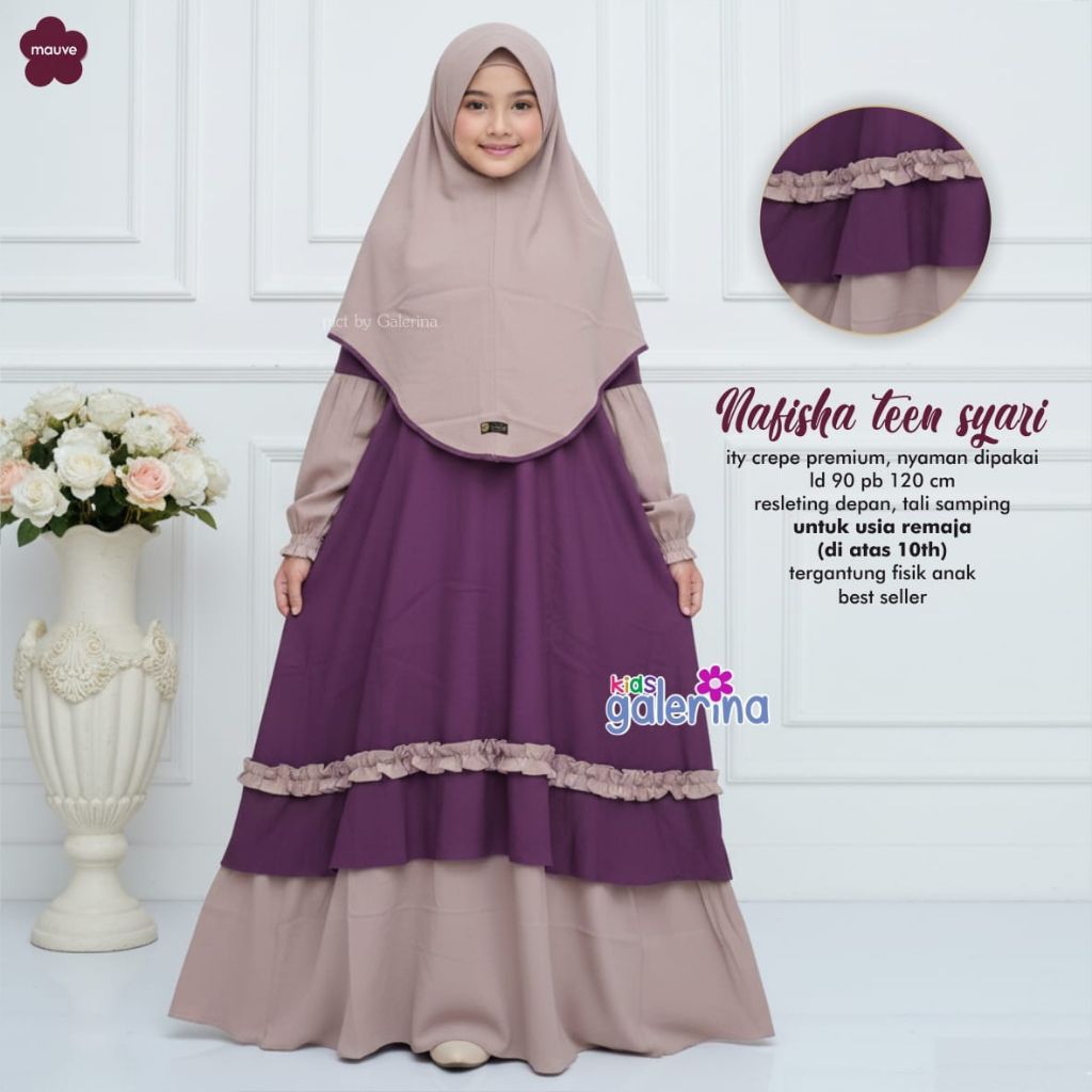 Nafisha teen syari ori by Galerina kids