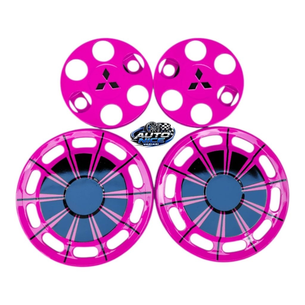 wheeldop ADP Lubang 10 motif spider set donat Lubang 6 untuk truk, canter, engkel, dll