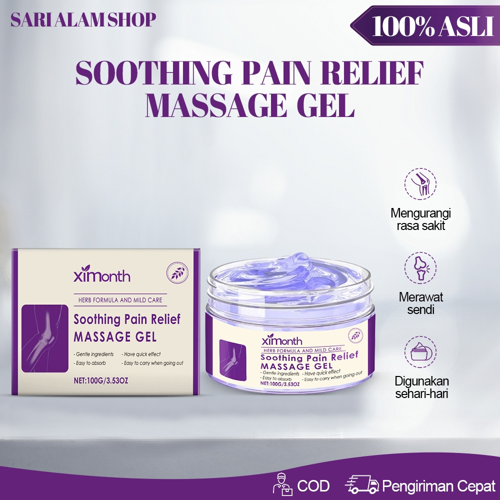 Buy 2 Free 1 Ximonth Soothing Pain Relief Massage Gel 100g Penenang Sendi Meredakan Nyeri Lutut Pere
