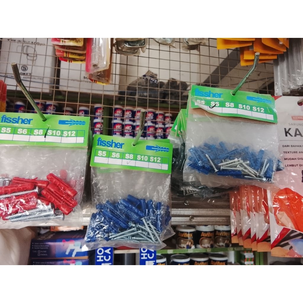 Fisher dan skrup S6 S8 S10