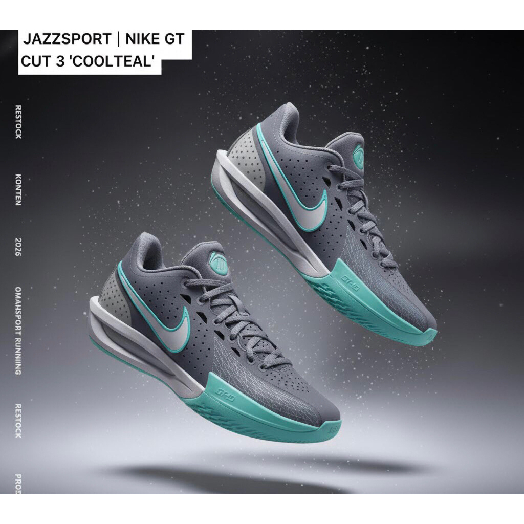 JS - nike GT CUT 3 'coolteal'