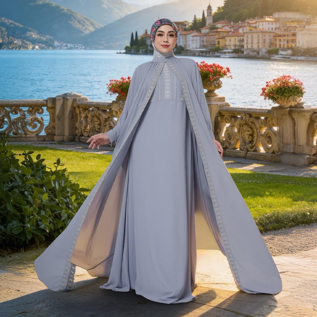 Mandjha Raya Collection Lucinia Dress by Ivan Gunawan - Gamis original by Ivan Gunawan