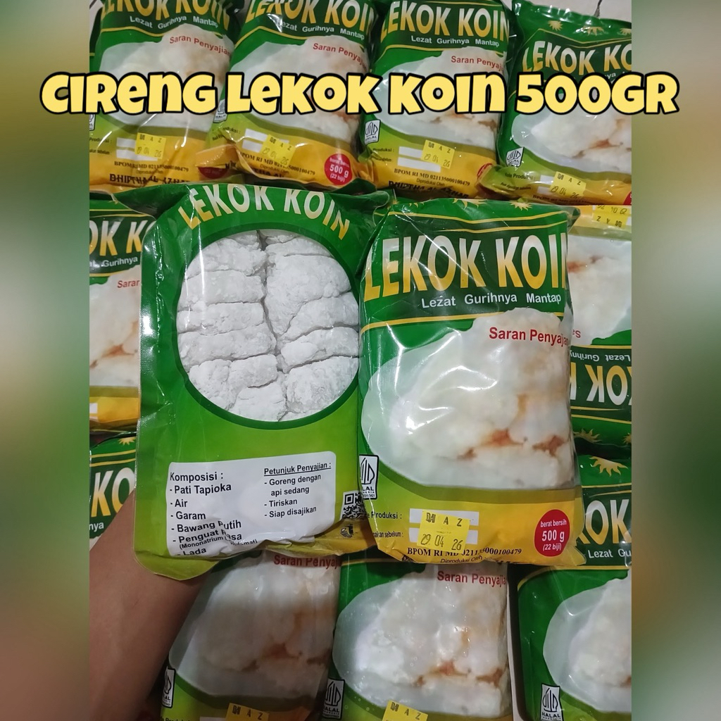 CIRENG LEKOK KOIN 500gram // FROZEN FOOD INSTAN