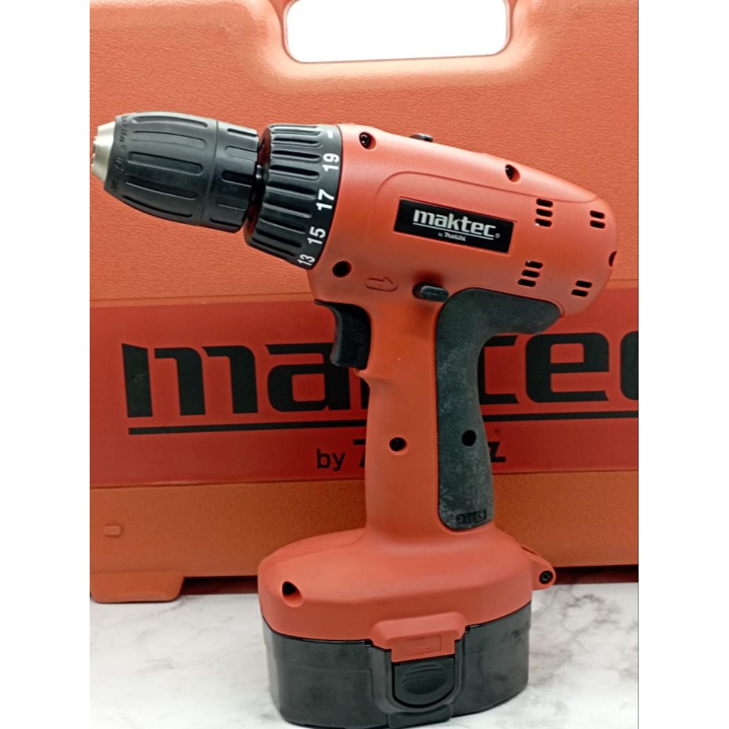 Cordless Maktec / mesin bor battery maktec MT-065 10mm