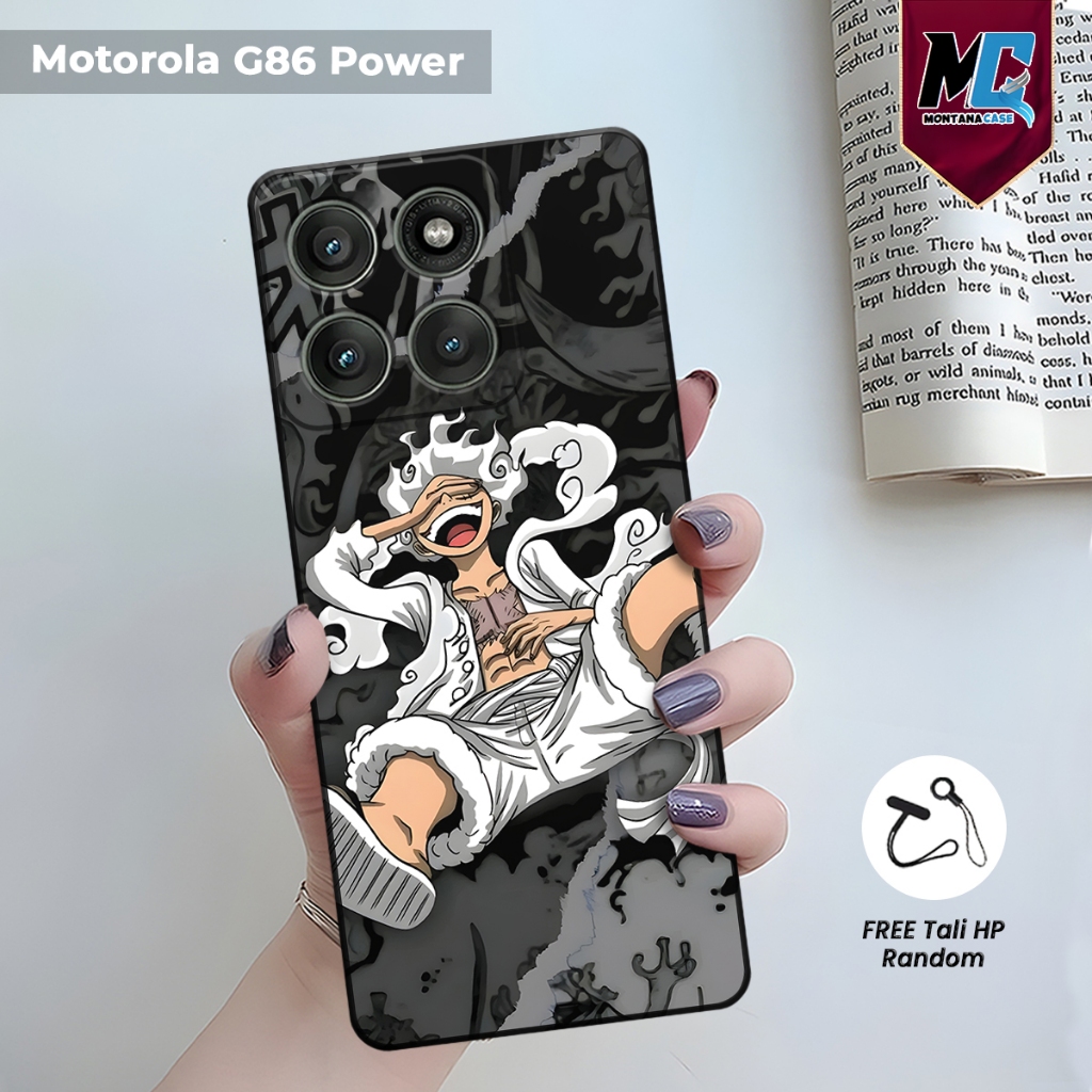 MONTANA | Casing Hp Motorola G86 Power Motif Wanpies Printing UV Gratis tali strap hp | Softcase Len