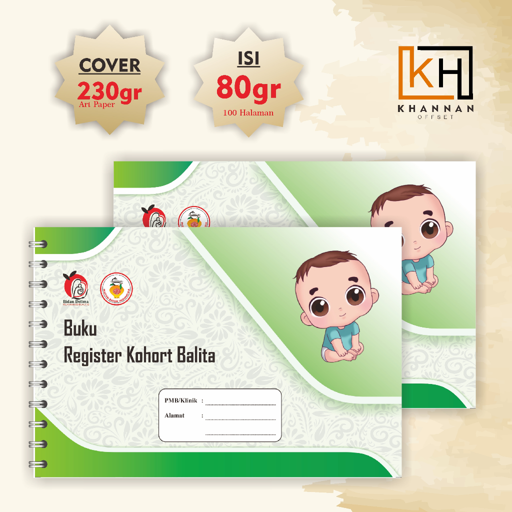 Buku Register Kohort Balita F4