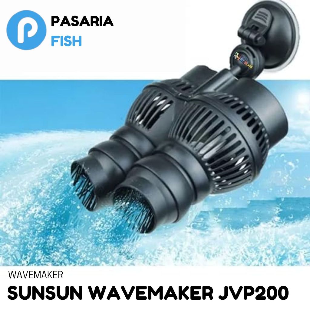 SUNSUN JVP200/JVP 200 Wavemaker/Wave/Gelombang Ombak/Arus Akuarium/Kolam