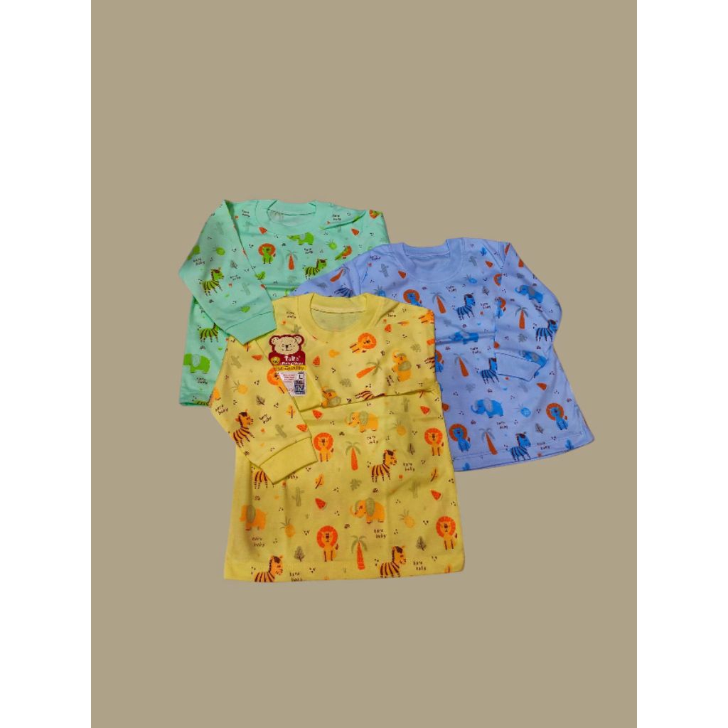 kaos Tara lengan panjang/pendek baju baby tara ukuran Xl/L/M/S
