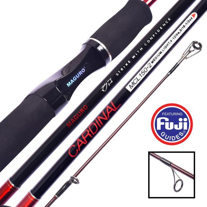 Joran MAGURO CARDINAL | Ring Fuji | 4-12 6-14lbs | 120-180cm | Spinning | Kolam Danau Rawa