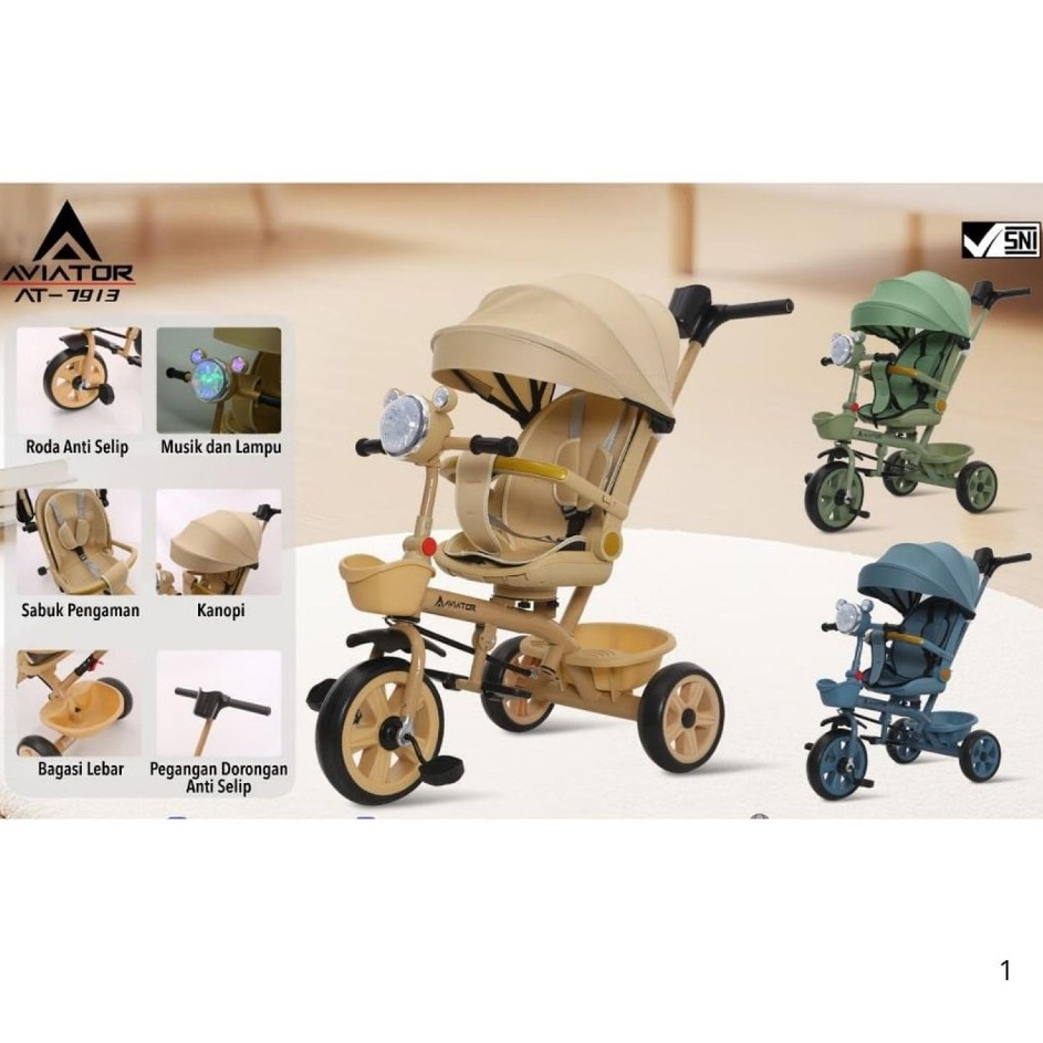 (TERMURAH) Sepeda balita roda tiga pacific 105 106 exotic 1267 1269 1271 706-7 aviator 7913 yukita t